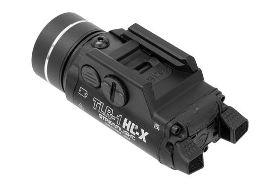 USB rechargeable weapon light with ambidextrous controls.